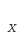 x