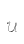 u