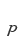 p