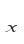 x