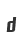 d