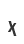 X