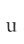 u