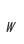w