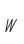 W