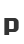 p