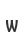 w