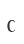 c