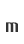 m