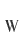 w