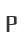 P