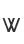 w
