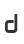 d