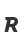 R