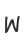 w