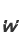 w