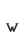 w