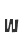 w