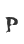 P