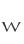 w