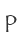 P