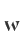 w