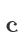c