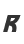 R