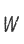 W
