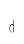 d