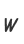 w