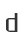 d