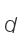 d