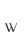 w