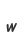 w