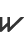 w