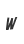 w
