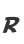 R