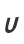 U