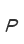 P