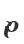 p