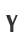 Y