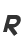 R