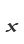 X