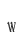 w
