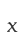 x