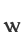 w
