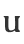 U