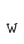 w