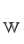 w